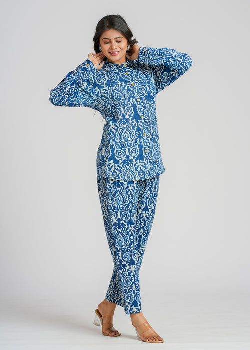 Midnight Tile Cotton Co-Ord Set