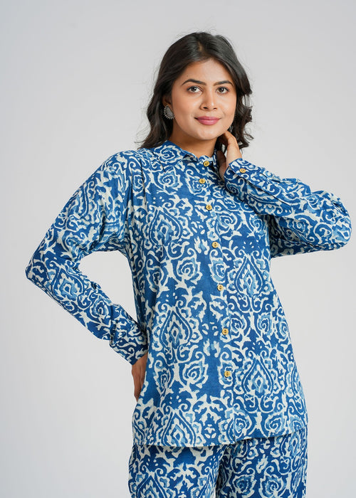 Midnight Tile Cotton Co-Ord Set