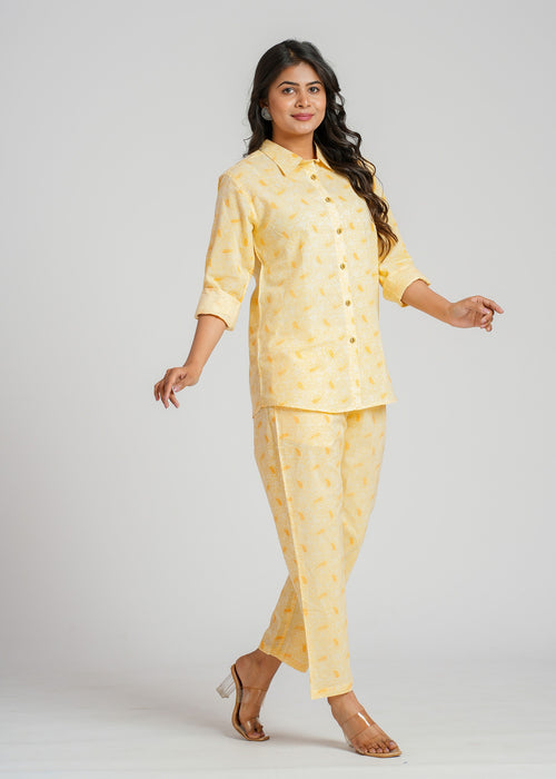 Honey Glow Cotton Co-Ord set