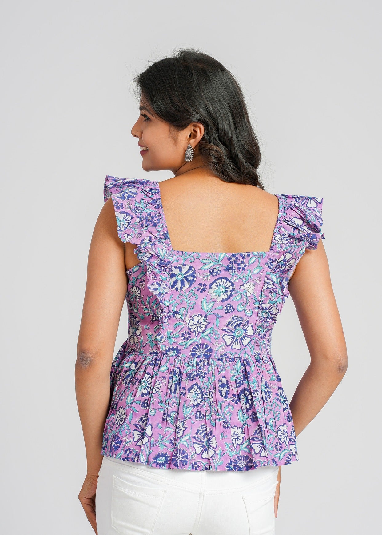 Violet Garden Frill Short Top