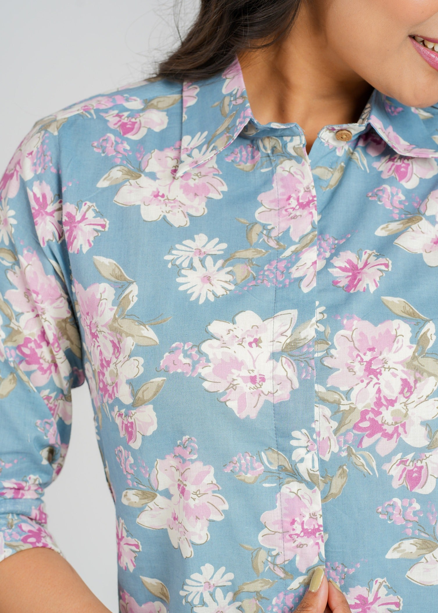 Printed Cotton Women's Shirt
