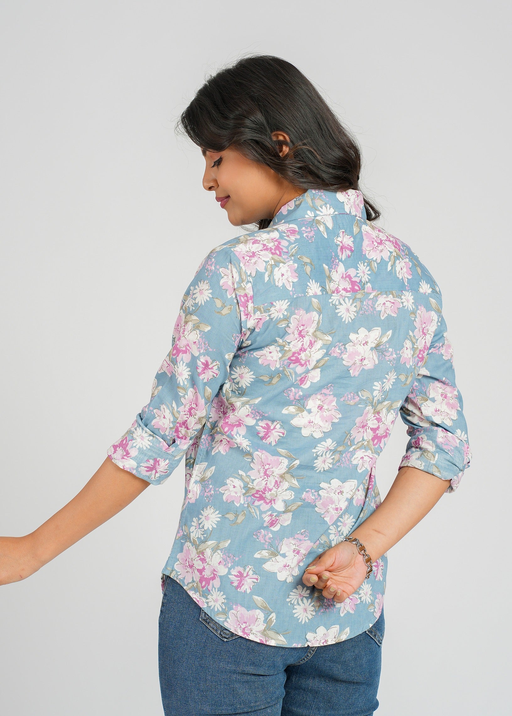 Printed Cotton Women's Shirt