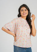 Block Printed Cotton Short Top