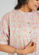 Block Printed Cotton Short Top