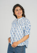 Block Printed Cotton Short Top