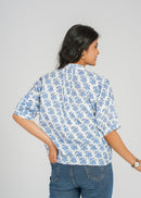 Block Printed Cotton Short Top