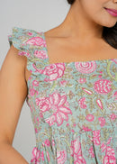 Sage Garden Frill Short Top