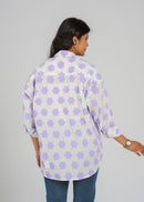 Block Printed Cotton Women's Shirt