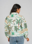 Women’s Cotton Block Printed Short Top