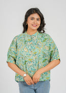 Block Printed Cotton Short Top
