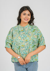 Block Printed Top