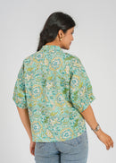 Block Printed Cotton Short Top
