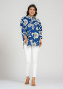 Block Printed Cotton Women's Shirt