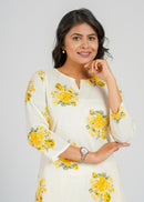 Yellow Bloom Floral Co-Ord set