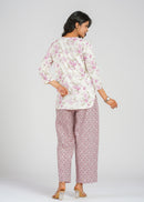 Floral Grace Cotton Co-Ord set