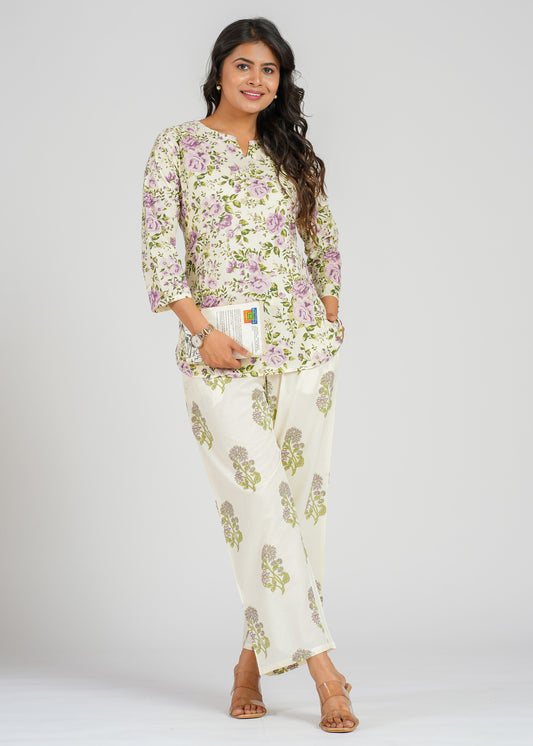 Violet Mirage Co-Ord Set