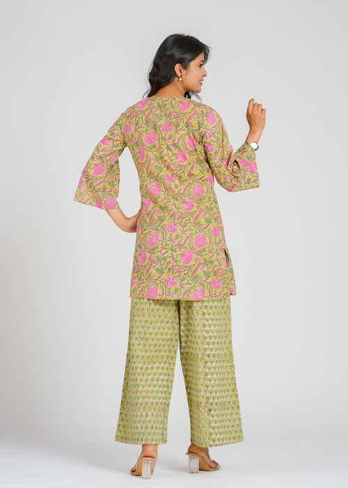 Block Printed Cotton Co-Ord set