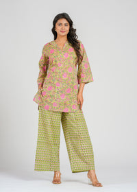Block Printed Cotton Co-Ord set