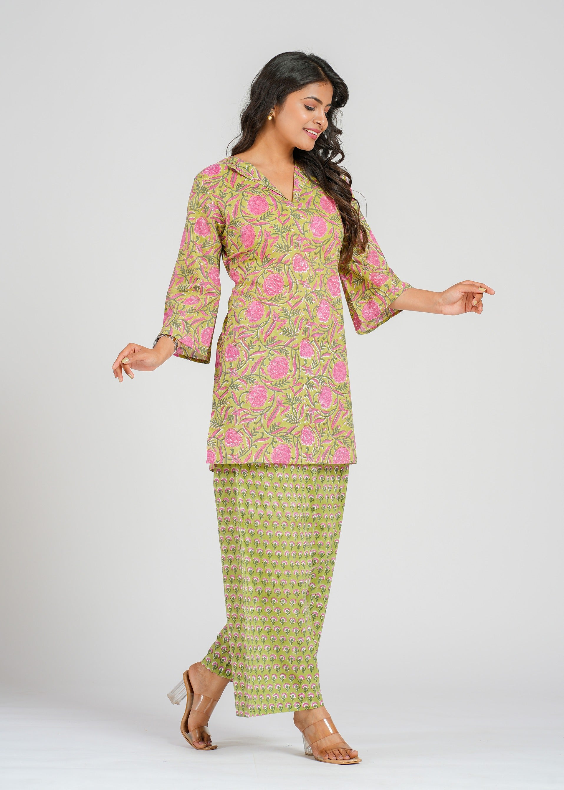 Block Printed Cotton Co-Ord set