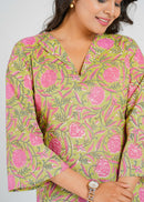 Block Printed Cotton Co-Ord set