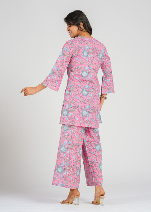 Floral Charm Printed Co-Ord set