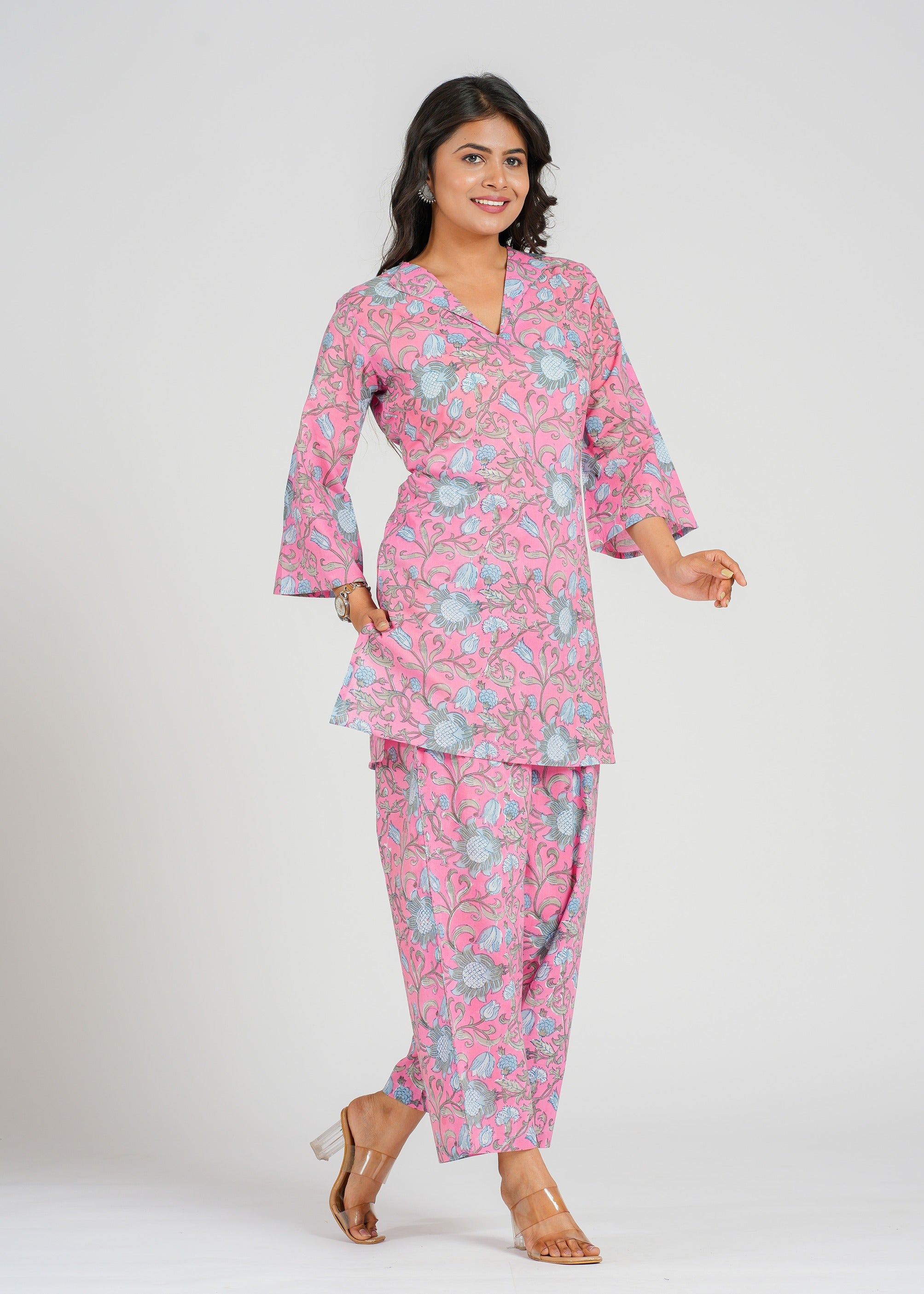 Floral Charm Printed Co-Ord set