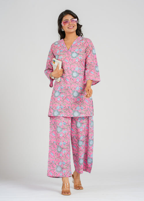 Floral Charm Printed Co-Ord set
