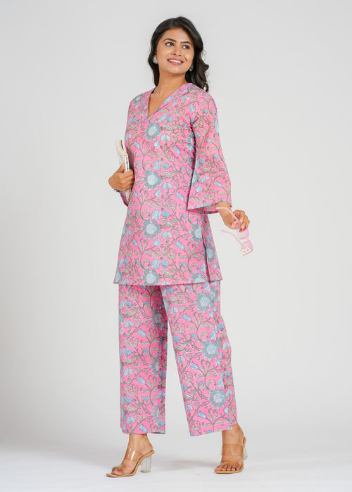 Floral Charm Printed Co-Ord set