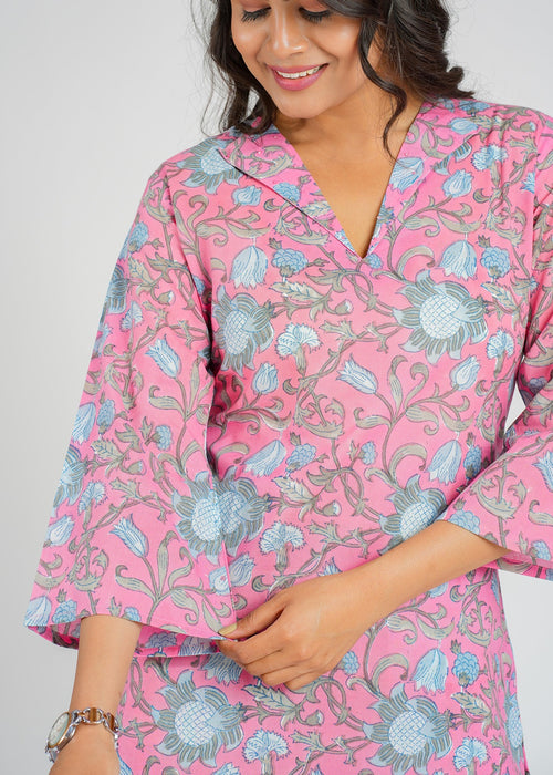 Floral Charm Printed Co-Ord set