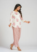 Rose Blossom Cotton Co-Ord set