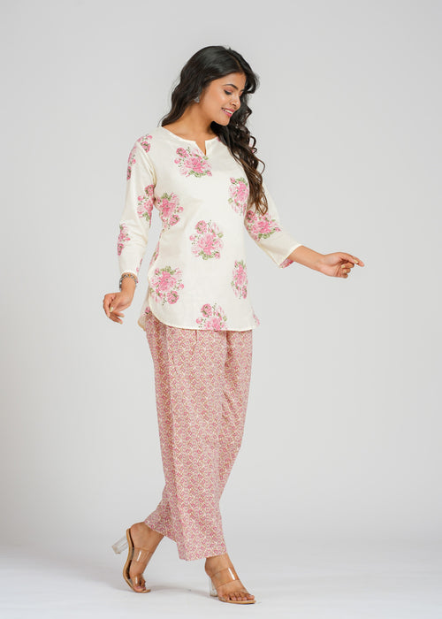 Rose Blossom Cotton Co-Ord set
