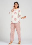 Rose Blossom Cotton Co-Ord set