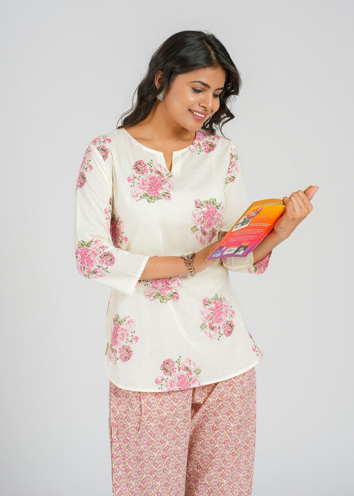 Rose Blossom Cotton Co-Ord set