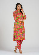 Cotton Printed Kurta Set