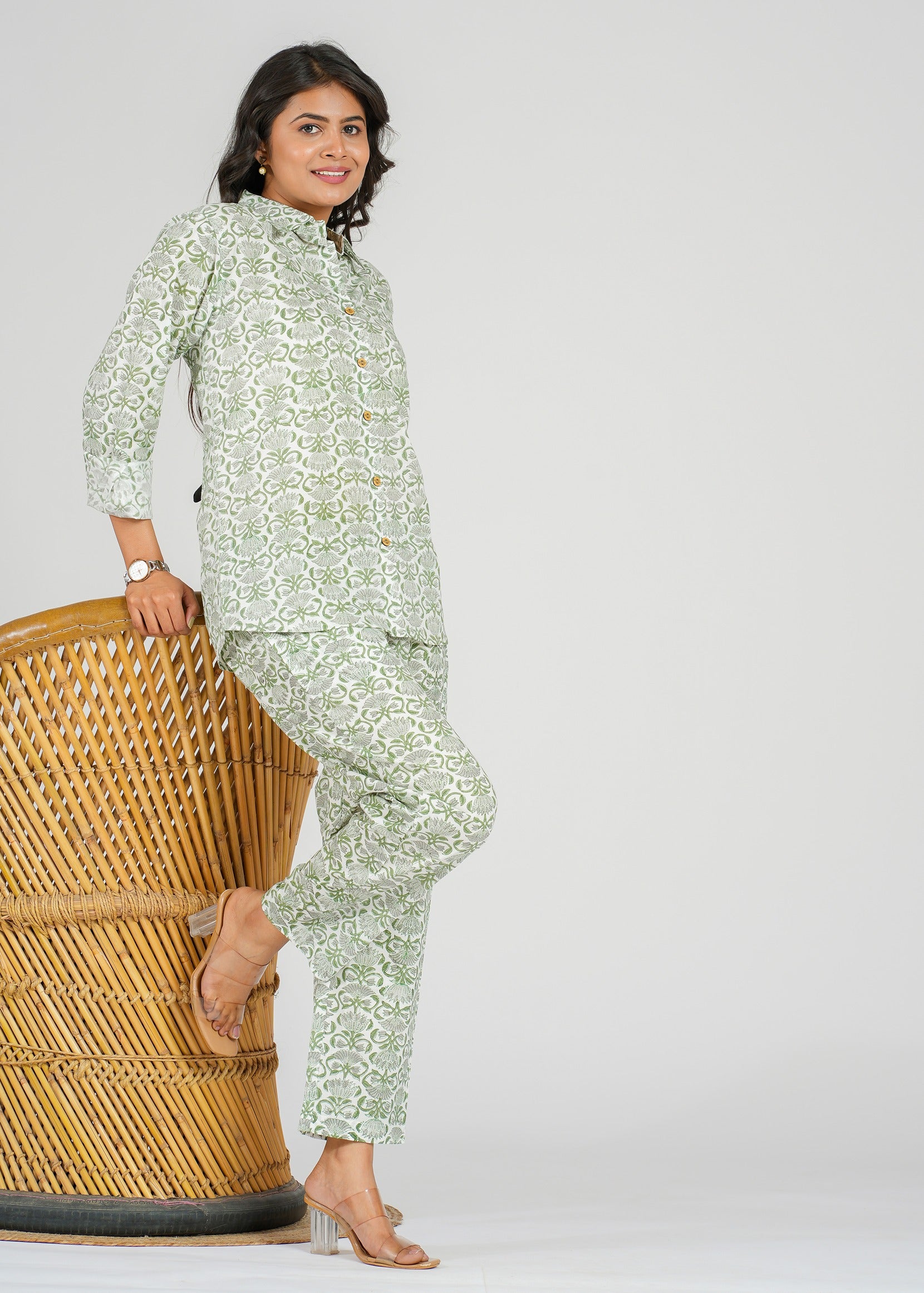 Meadow Leaf Cotton Co-Ord set
