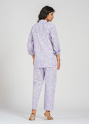 Lilac Bloom Cotton Co-Ord set