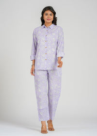 Lilac Bloom Cotton Co-Ord set
