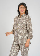 Mocha Petal Cotton Co-Ord Set
