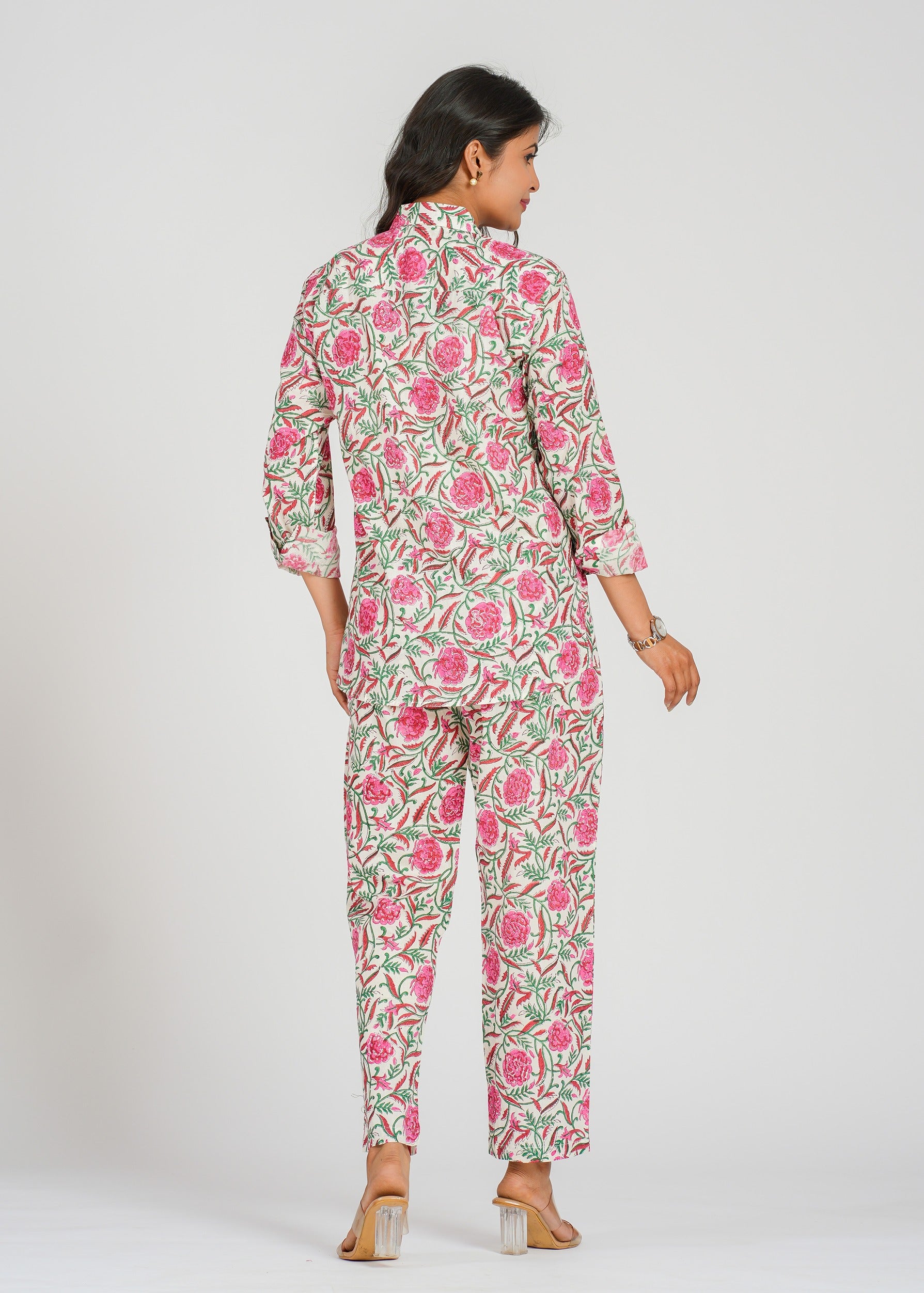 Rose Vine Cotton Co-Ord Set