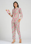Rose Vine Cotton Co-Ord Set