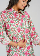 Rose Vine Cotton Co-Ord Set