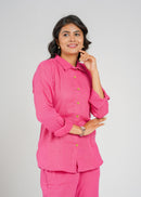 Blush Pink Cotton Co-Ord Set