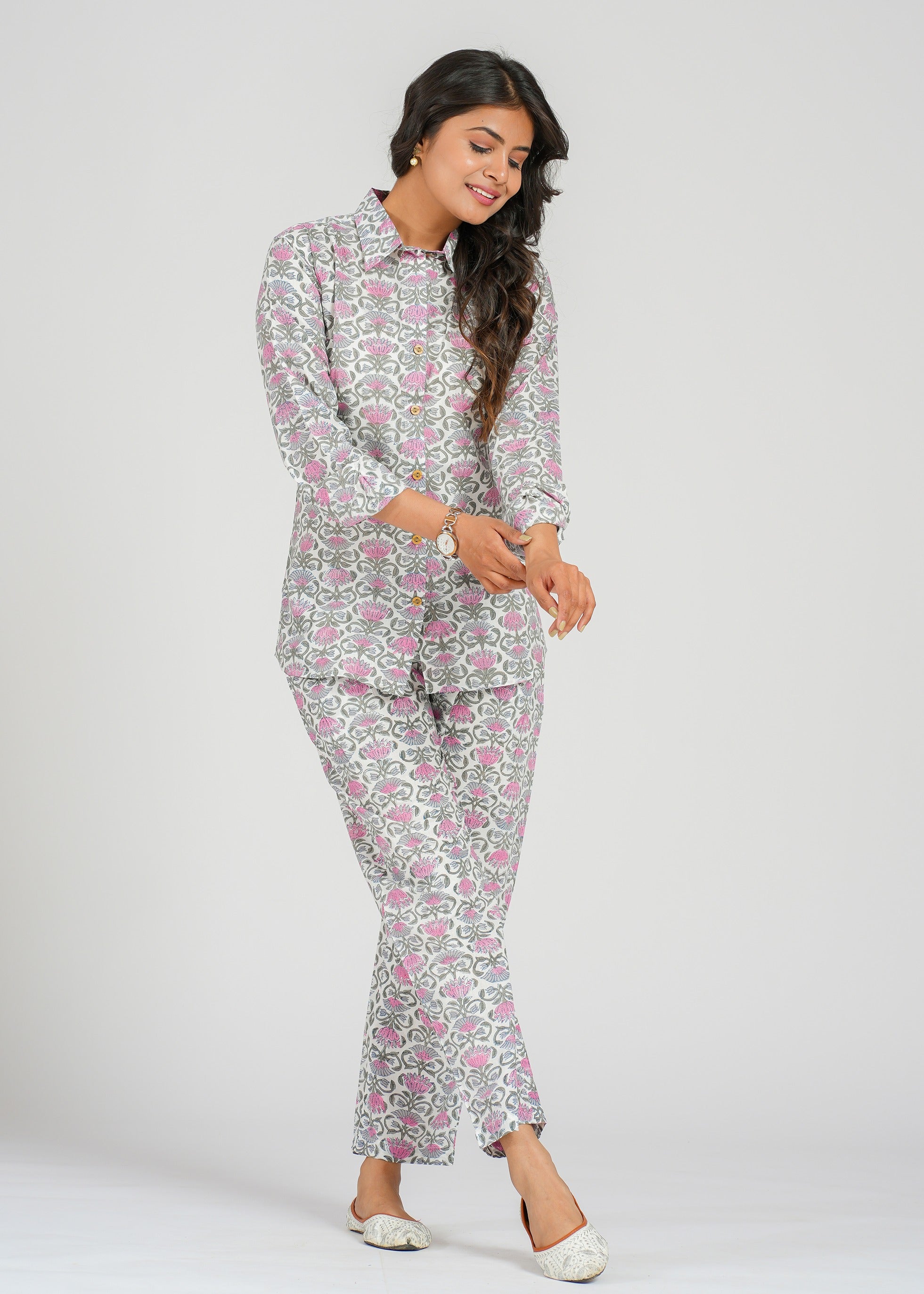 Pink Lotus Bloom Co-Ord Set