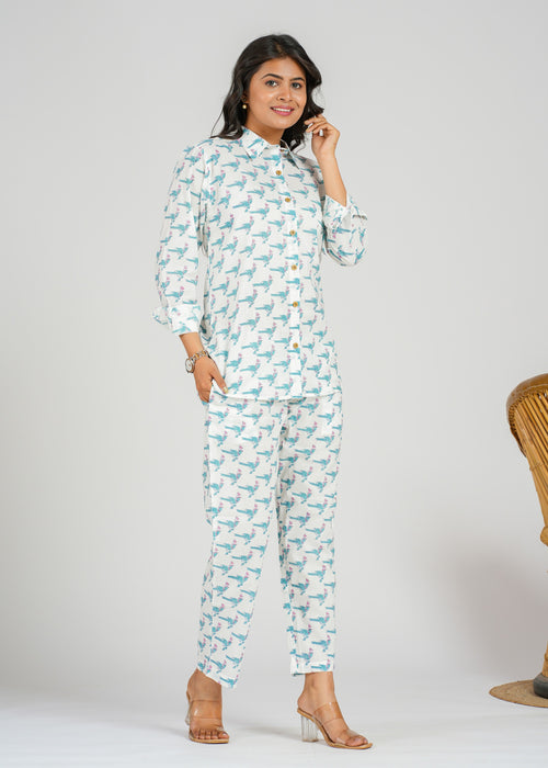 Bluebird Breeze Cotton Co-Ord Set