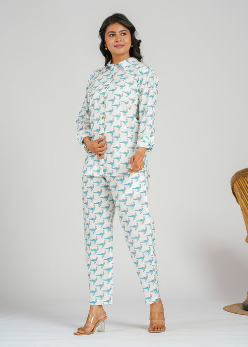 Bluebird Breeze Cotton Co-Ord Set