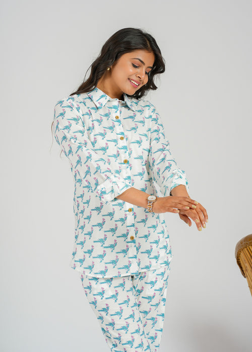 Bluebird Breeze Cotton Co-Ord Set