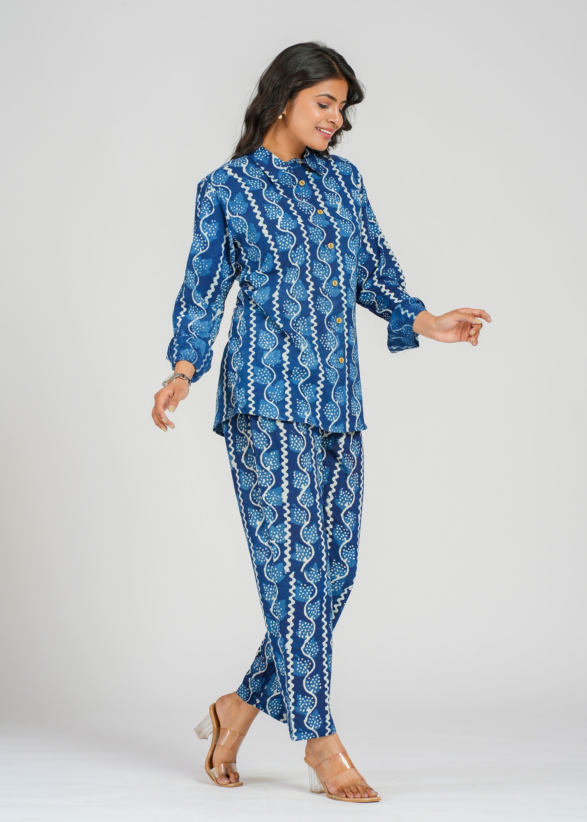 Indigo Wave Co-Ord Set