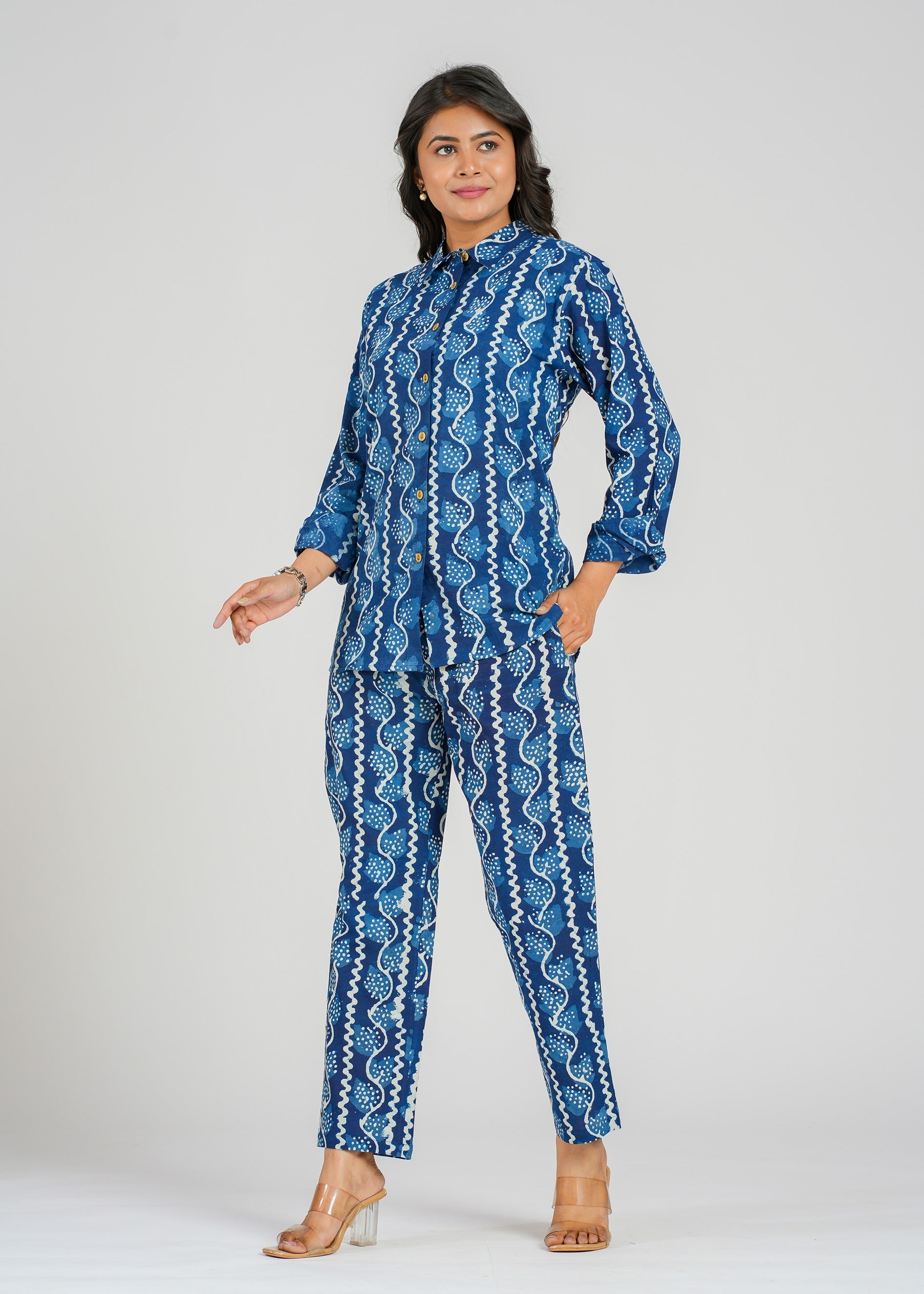 Indigo Wave Co-Ord Set