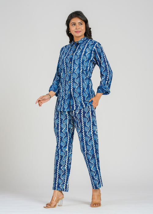 Indigo Wave Co-Ord Set