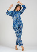 Indigo Wave Co-Ord Set